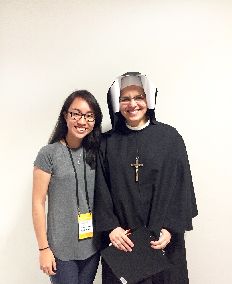 Met Sr Gaudia Skass from the congregation of the sisters of Our Lady of Mercy, just like St Faustina! 