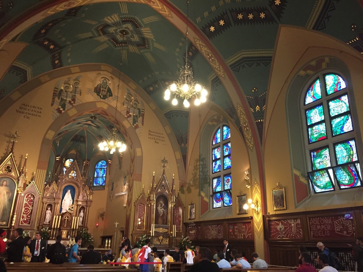 Inside the Divine Mercy Shrine